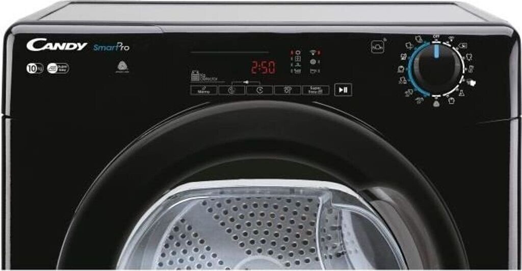 Uscator de rufe Candy Smart Pro CSOE C10TBGB-S, 10 kg, Clasa B, Wi-Fi + BLE, negru